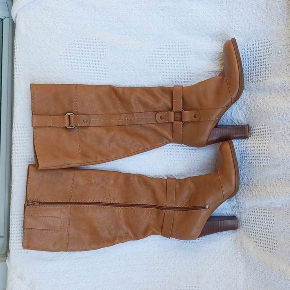 Nine West Brown Heeled Boots